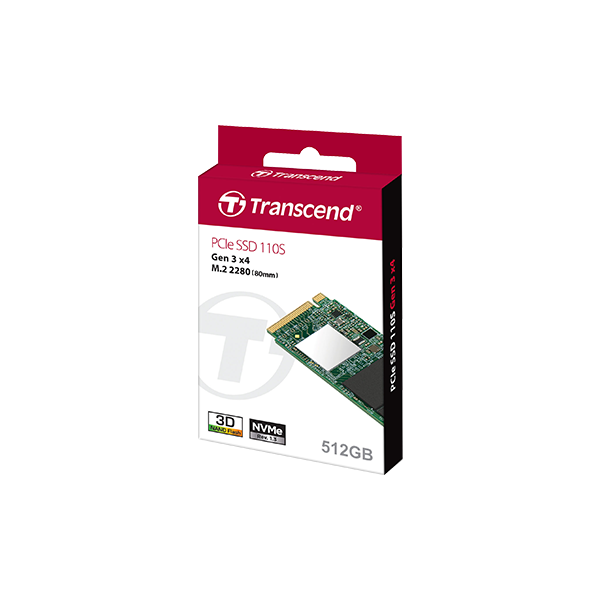 TRANSCEND SSD INTERNO 110S 512GB M.2 PCI-E R/W 1500/550 TLC GEN 3X4 [TS512GMTE110S]