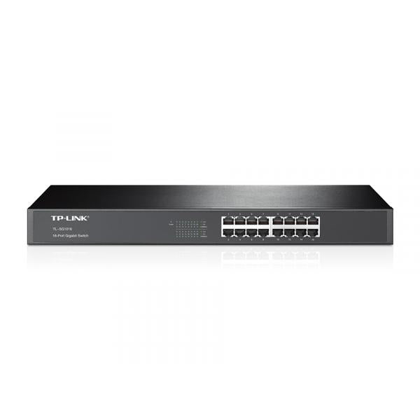 Switch No Administrable en Rack Gigabit de 16 Puertos TP-LINK [TL-SG1016]