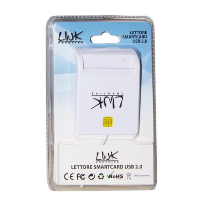 Link Accessori LKCARD02 lettore di card readers Interno USB USB 2.0 Bianco [LKCARD02]