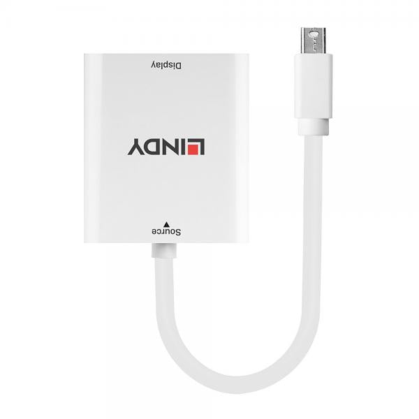 Lindy 41069 Mini-DisplayPort 1.2 HDMI Bianco cavo di interfaccia e adattatore [LINDY41069]