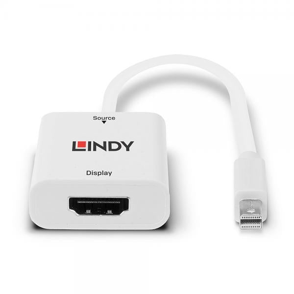 Lindy 41069 Mini-DisplayPort 1.2 HDMI Bianco cavo di interfaccia e adattatore [LINDY41069]