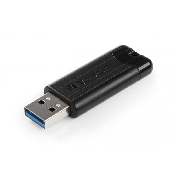 Verbatim PinStripe 3.0 - Memoria USB 3.0 da 256GB  - Nero [49320]