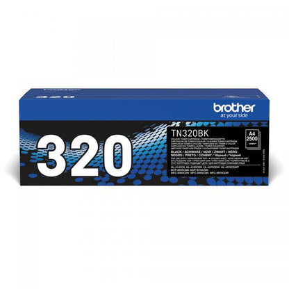 Brother TN-320BK cartuccia toner 1 pz Originale Nero [TN320BK]