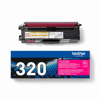 Brother TN-320M cartuccia toner 1 pz Originale Magenta [TN320M]