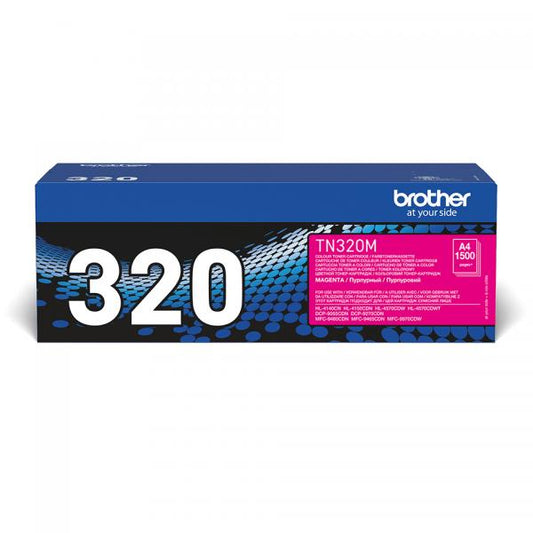 Brother TN-320M cartuccia toner 1 pz Originale Magenta [TN320M]