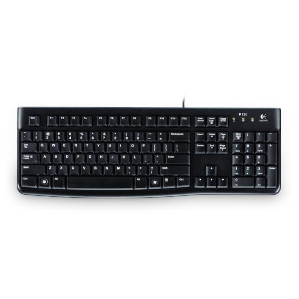 LOGITECH USB KEYBOARD K120 WIRED BLACK OEM [920-002517]