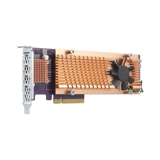 QNAP QM2-4P-384 scheda di interfaccia e adattatore Interno PCIe [QM2-4P-384]