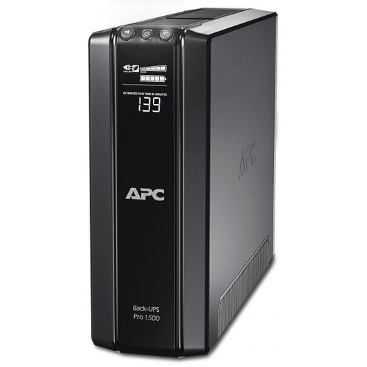 APC Back-UPS Pro Sistema de alimentación ininterrumpida (UPS) Línea interactiva 1,5 kVA 865 W 10 salidas CA [BR1500GI] 