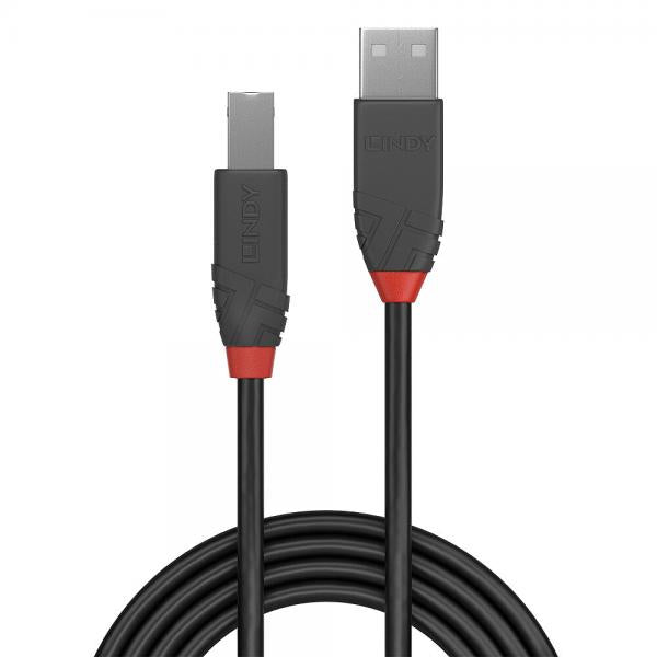 Lindy 36676 cavo USB 7,5 m USB 2.0 USB A USB B Nero [LINDY36676]