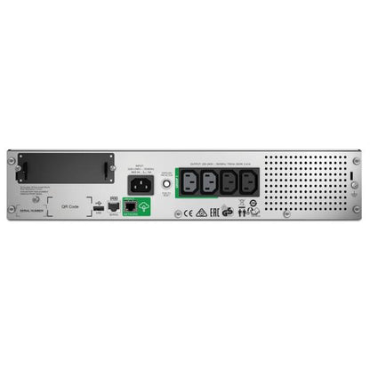 APC SMT750RMI2UC Sistema de alimentación ininterrumpida (UPS) Línea interactiva 0,75 kVA 500 W 4 salidas CA [SMT750RMI2UC] 