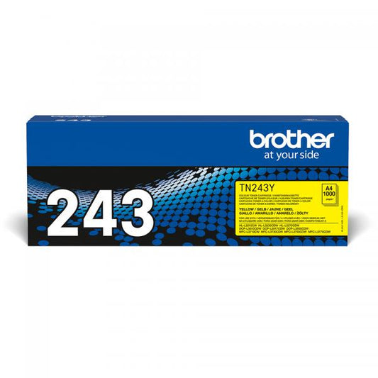 BROTHER TONER GIALLO 1.000 PAG PER HLL3210CW / HLL3230CDW / HLL3270CDW / DCPL3550CDW / MFCL3730CDN / MFCL3750CDW / MFCL3770CDW [TN-243Y]