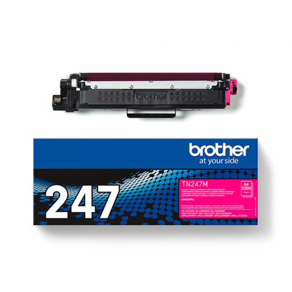 Brother TN-247M cartuccia toner 1 pz Originale Magenta [TN247M]