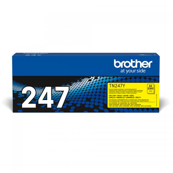 TONER BROTHER AMARILLO 2300 PAGINAS PARA HLL3210CW / HLL3230CDW / HLL3270CDW / DCPL3550CDW / MFCL3730CDN / MFCL3750CDW / MFCL3770CDW [TN-247Y]