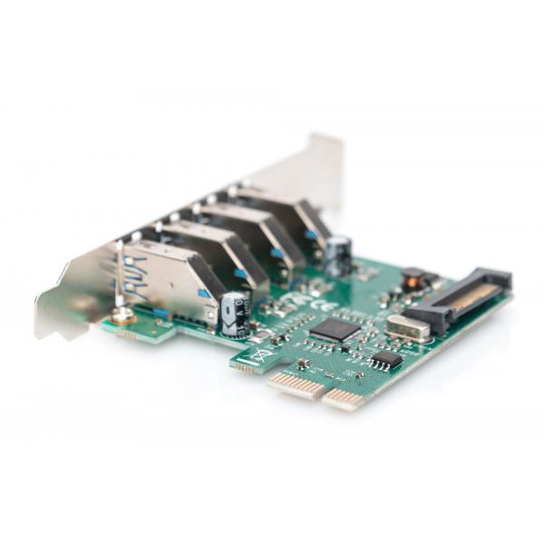 Digitus 4-Port USB 3.0 PCI Express Add-On Card [DS-30221-1]