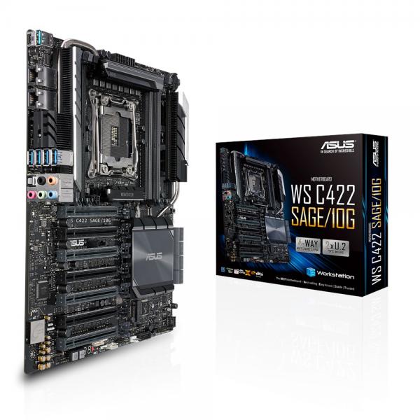 ASUS WS C422 SAGE/10G Intel C422 LGA 2066 (Socket R4) CEB [90SW00J0-M0EAY0]