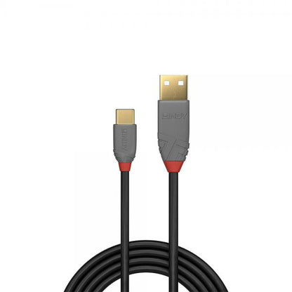 LINDY USB 2.0 CABLE TYPE C/A ANTHRA LINE, 2M [36887]