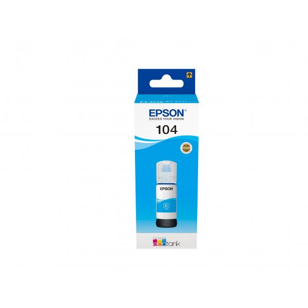 EPSON FLACONE ECOTANK CIANO 65ML, 104 [C13T00P240]