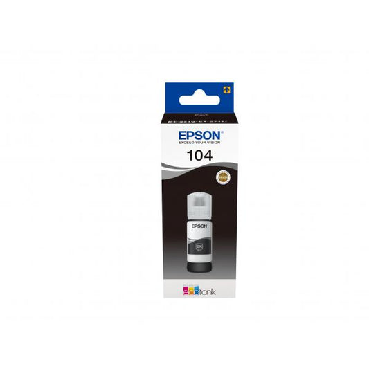 EPSON FLACONE ECOTANK NERO 65ML, 104 [C13T00P140]