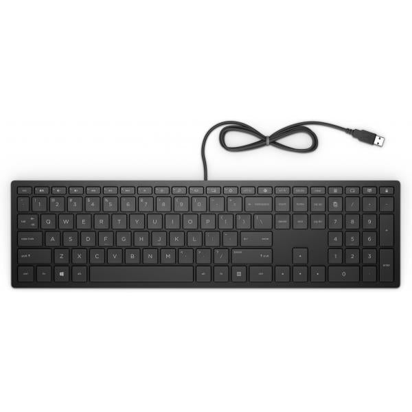 Hp Pavilion 300 Wired Keyboard - QWERTY [4CE96AA#ABB]