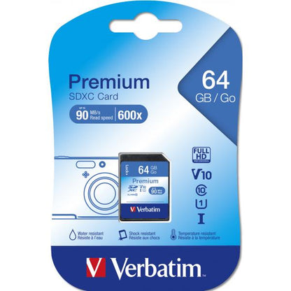 VERBATIM SD CARD XC / UHS1 (SDXC) 64GB CLASS 10 [44024]