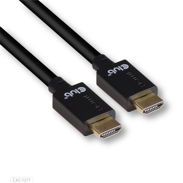 CLUB3D HDMI 2.1 MALE TO HDMI 2.1 MALE ULTRA HIGH SPEED 10K 120HZ 1M/ 3.28FT [CAC-1371] 