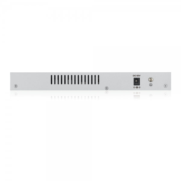 ZYXEL SWITCH UNMANAGED PLUS 8 PORTE GIGABIT (4 PoE), EASY MANAGEMENT PER VLAN, QoS, DESIGN SENZA VENTOLE, DESKTOP [GS1200-8HPV2-EU0101F]