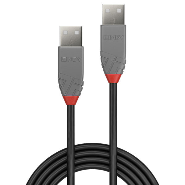 Lindy 36690 cavo USB 0,2 m USB 2.0 USB A Nero [LINDY36690]