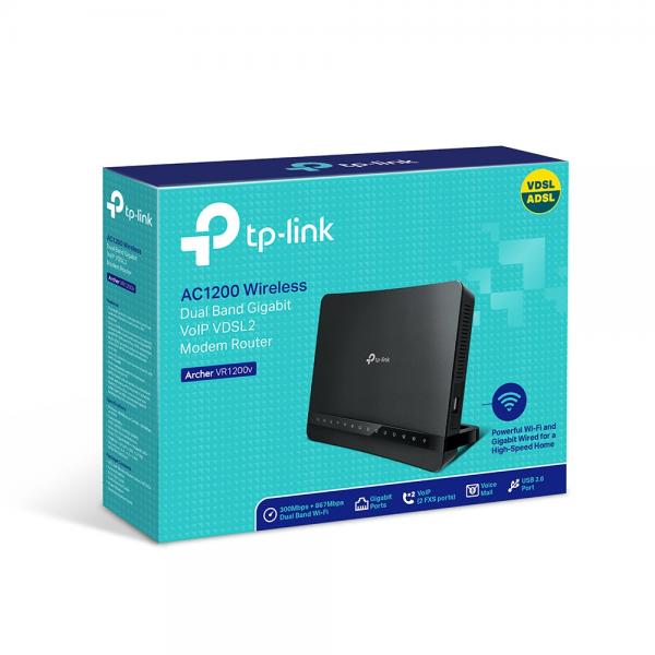 TP-LINK VR1200v wired router Black [ARCHERVR1200V] 