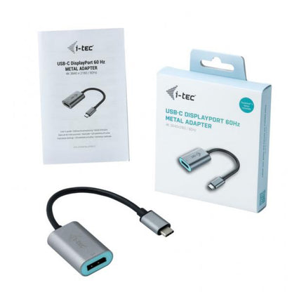 i-tec Metal USB-C Display Port Adapter 4K/60Hz [C31METALDP60HZ]