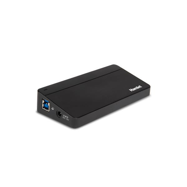 Hamlet XHUB70036 hub de interfaz USB 3.2 Gen 1 (3.1 Gen 1) Tipo-B 5000 Mbit/s Negro [XHUB70036]