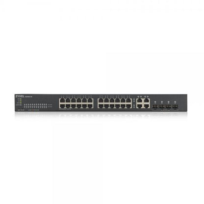 Zyxel GS1920-24V2 Gestito Gigabit Ethernet (10/100/1000) Nero [GS1920-24V2-EU0101F]