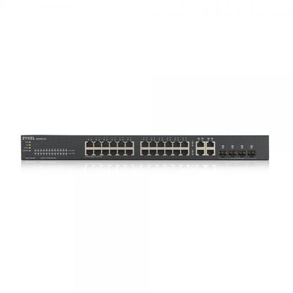 ZYXEL SWITCH MANAGED NEBULAFLEX 24 GIGABIT PORTS + 4 DUAL GIGABIT PORTS, IPV6, VLAN, QOS, IGMP, DESI [GS1920-24V2-EU0101F] 