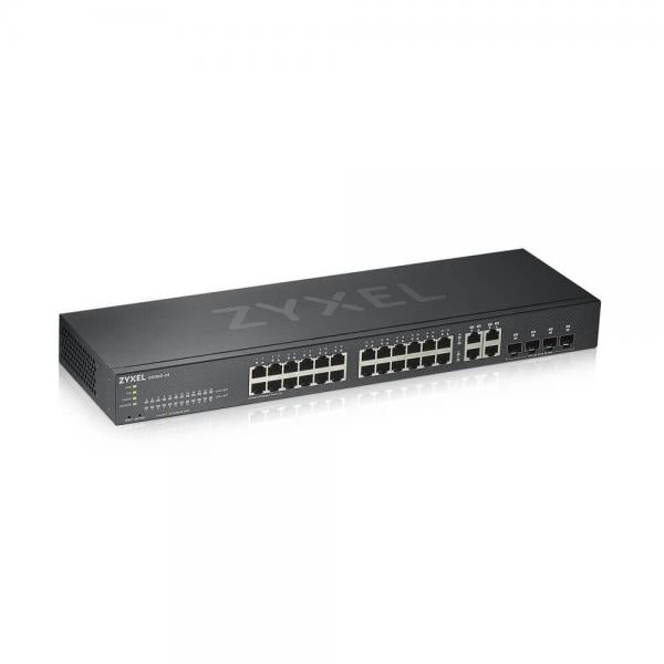 ZYXEL SWITCH MANAGED NEBULAFLEX 24 GIGABIT PORTS + 4 DUAL GIGABIT PORTS, IPV6, VLAN, QOS, IGMP, DESI [GS1920-24V2-EU0101F] 