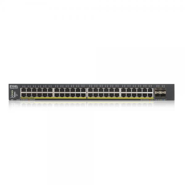 Zyxel XGS1930-52HP Gigabit Ethernet L3 administrado (10/100/1000) Compatible con alimentación a través de Ethernet (PoE) Negro [XGS1930-52HP-EU0101F] 