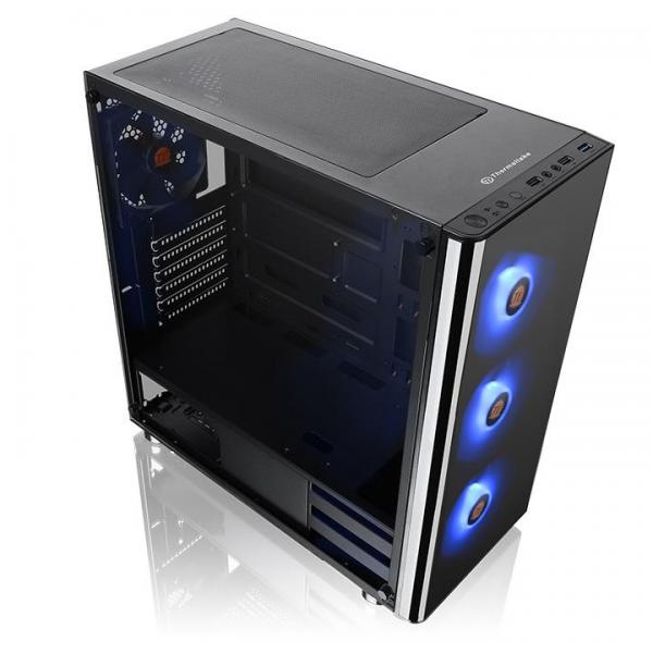 Torre Midi Thermaltake V200 TG RGB Negro [CA-1K8-00M1WN-01] 