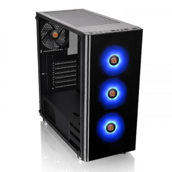 Torre Midi Thermaltake V200 TG RGB Negro [CA-1K8-00M1WN-01] 