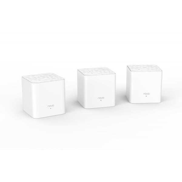 ROUTER WI-FI DE MALLA TENDA NOVA MW3 AC1200 DE DOBLE BANDA (PACK DE 3) [MW3(PACK DE 3)]