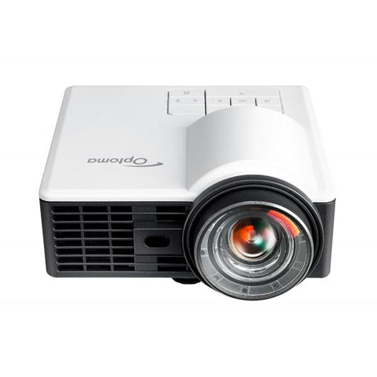 Optoma ML1050ST+ video projector Short throw projector 1000 ANSI lumen DLP WXGA (1280x800) 3D compatibility Black, White [ML1050ST+]