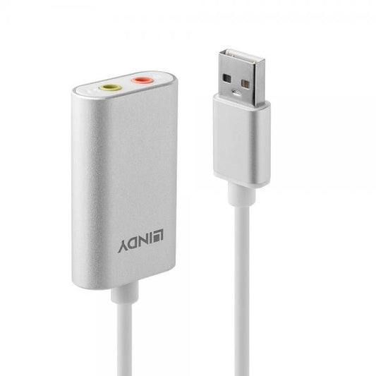 ADAPTADOR TIPO USB A AUDIO LINDY [42926]