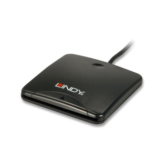 LINDY LETTORE SMART CARD USB 2.0, SLOT SMART CARD PC/SC 1.0/2.0, LUNGHEZZA CAVO 1.5 M [42768]