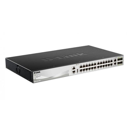 D-Link DGS-3130-30TS Gestito L3 Gigabit Ethernet (10/100/1000) Nero, Grigio [DGS-3130-30TS/SI]