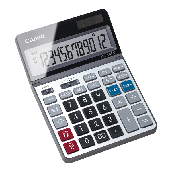 Calculadora Canon TS-1200TSC Calculadora básica de escritorio Metálica [2468C002] 