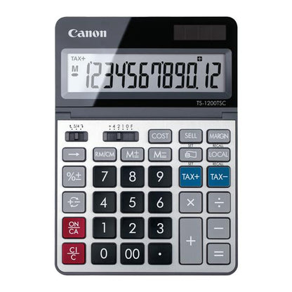 Calculadora Canon TS-1200TSC Calculadora básica de escritorio Metálica [2468C002] 