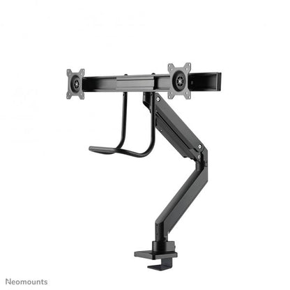 Neomounts 10-32 Inch - Flat screen desk mount - 2 Screens - Clamp - Black [NM-D775DXBLACK]