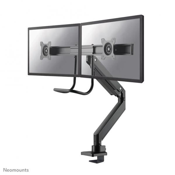 Neomounts 10-32 Inch - Flat screen desk mount - 2 Screens - Clamp - Black [NM-D775DXBLACK]