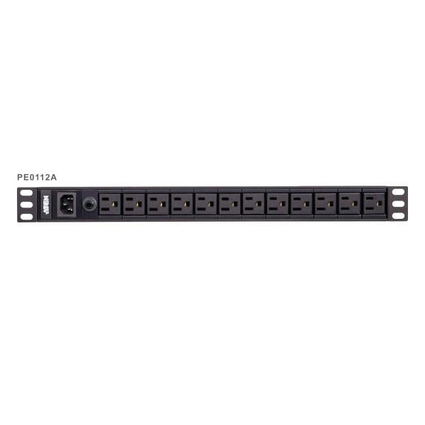 PDU básica Aten 1U 10A 12 puertos PE0112G-AT-G [PE0112G-AT-G]