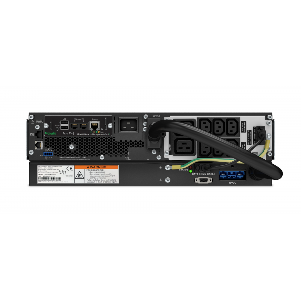 APC SMART-UPS SRT LI-ION 2200VA RM sistema de alimentación ininterrumpida (UPS) Doble conversión (en línea) 2,2 kVA 1980 W 8 toma(s) AC [SRTL2200RMXLI-NC] 