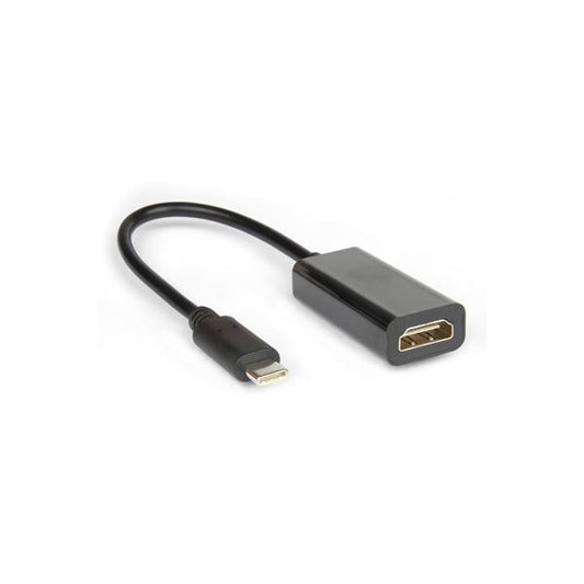 Hamlet XVAUC-HDM4K USB Type-C HDMI Type-A Video Cable and Adapter (Standard) Black [XVAUC-HDM4K]