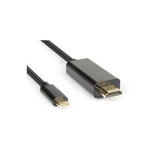 Hamlet XVAUC-HDM4K20 cavo e adattatore video 2 m USB tipo-C HDMI tipo A (Standard) Nero [XVAUC-HDM4K20]