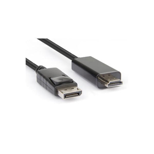 Hamlet XVCDP-HDM18 Video Cable and Adapter 1.8 m DisplayPort HDMI Type A (Standard) Black [XVCDP-HDM18]